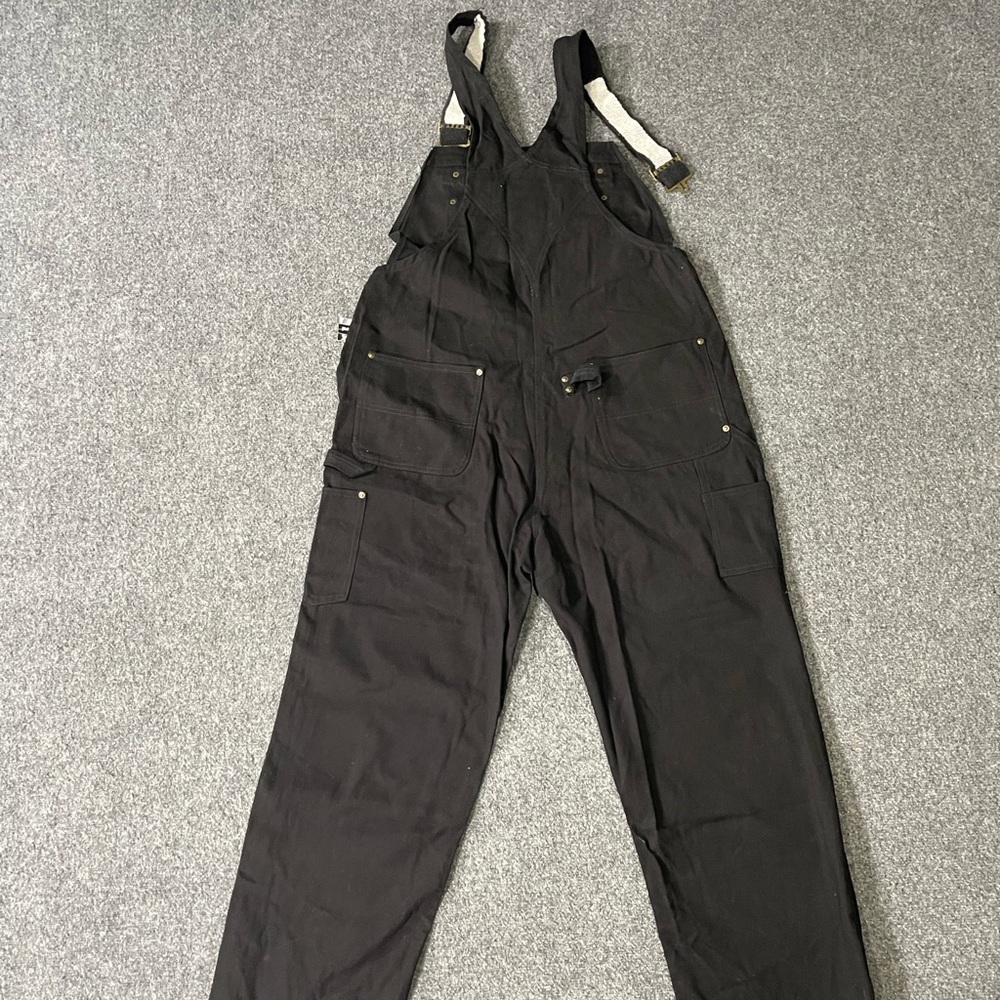 NWT DieHard Men's Black Work  Bib Overalls Size XL